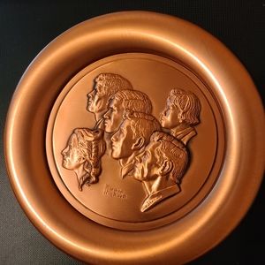 Original Norman Rockwell's the peace corps plate